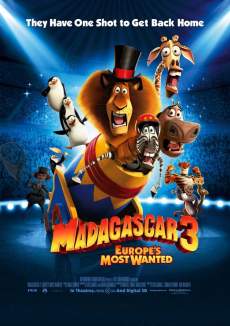 Madagascar 3 2012 Dual Audio Hindi 480p 300MB FilmyMeet